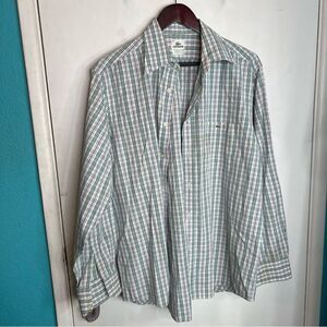 La coste plaid button down shirt